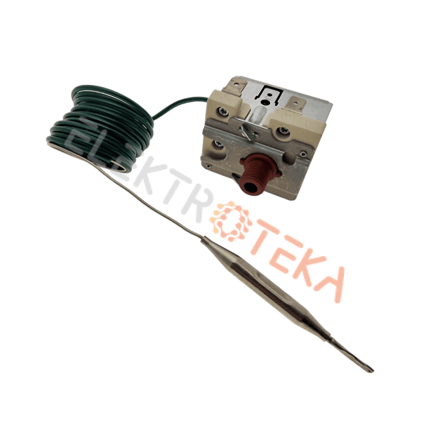 Apsauginis termostatas EGO MAX.T. 183°C 16A daviklis 6x65mm kapiliaras 1500mm