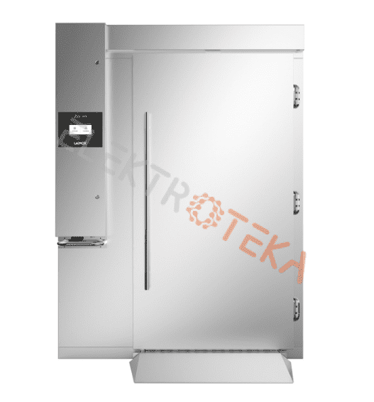 Šaldymo kambarys "Lainox ZO 202S" vėsinimas: +90/+3*C šaldymas: +90/-18*C šalčio galia 9290 W išoriniai matmenys 1500x1515x2100mm