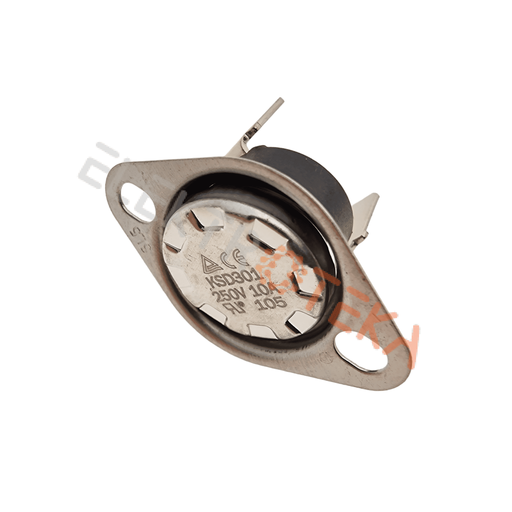 Bi-metal termostatas KSD301 T.MAX 105°C 10A 1NO